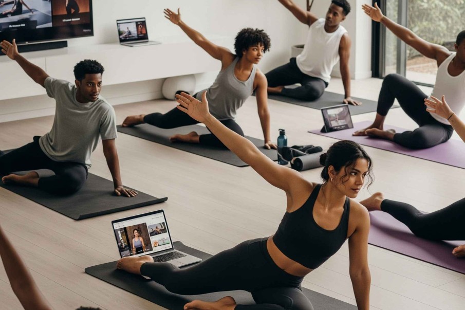 El crecimiento del yoga y pilates en la era digital